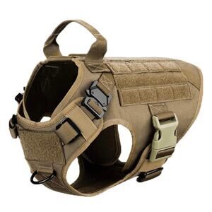 K9 Service Dog Tactical No Pull Training Harness Size Small NWT Desert Camel